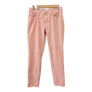 Fabrizio Gianni Jeans Stretch For High Comfort Light Pink Size 4 Lace Pattern